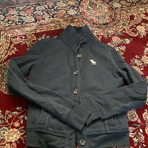 GUC Abercrombie knitted jacket sherpa lined M